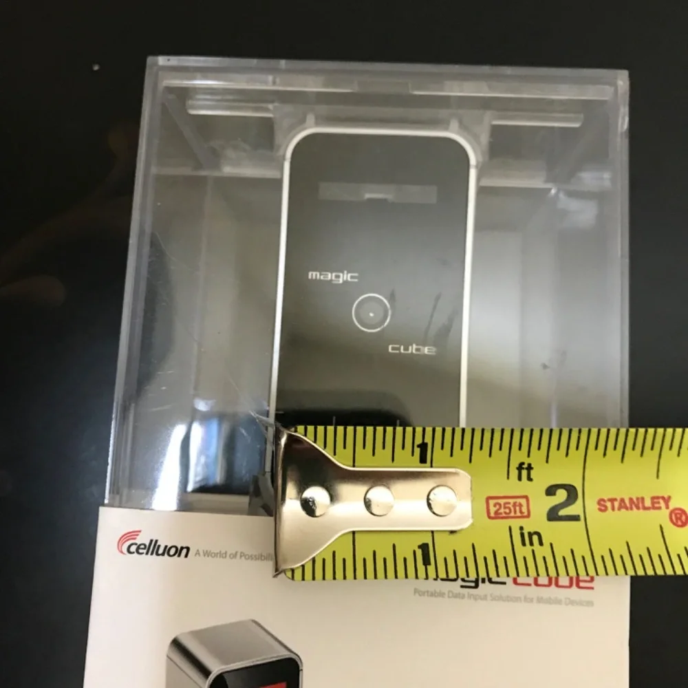 Celluan Magic Cube Projection Keyboard and Multi-Touch Mouse NWT